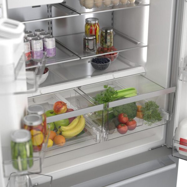 Bosch - 35.625 Inch 21.6 cu. ft French Door Refrigerator in Stainless - B36CD50SNS - Image 6