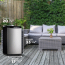 Danby - 17.72 Inch 3.3 cu. ft Mini Fridge Refrigerator in Stainless - DAR033A1BSLDBO