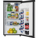 Danby - 17.72 Inch 3.3 cu. ft Mini Fridge Refrigerator in Stainless - DAR033A1BSLDBO