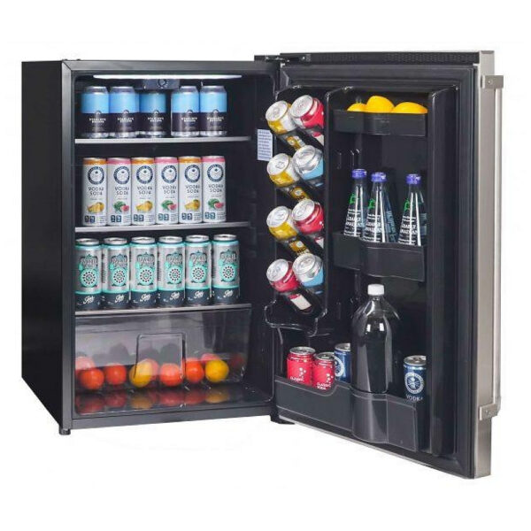 Danby - 20.75 Inch 4.4 cu. ft Mini Fridge Refrigerator in Stainless - DAR044A1SSO - Image 2