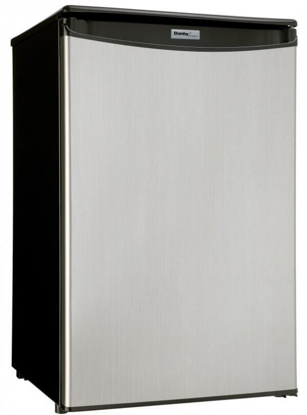 Danby - 21 Inch 4.4 cu. ft Mini Fridge Refrigerator in Stainless - DAR044A4BSLDD