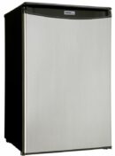 Danby - 21 Inch 4.4 cu. ft Mini Fridge Refrigerator in Stainless - DAR044A4BSLDD