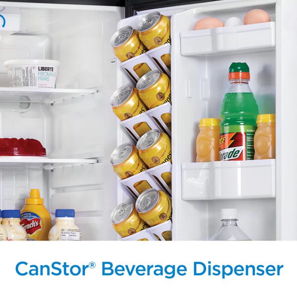 Danby - 21 Inch 4.4 cu. ft Mini Fridge Refrigerator in Stainless - DAR044A4BSLDD - Image 3