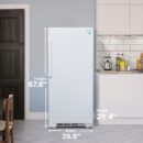 Danby - 30 Inch 17 cu. ft Built In / Integrated Refrigerator in White - DAR170A3WDD