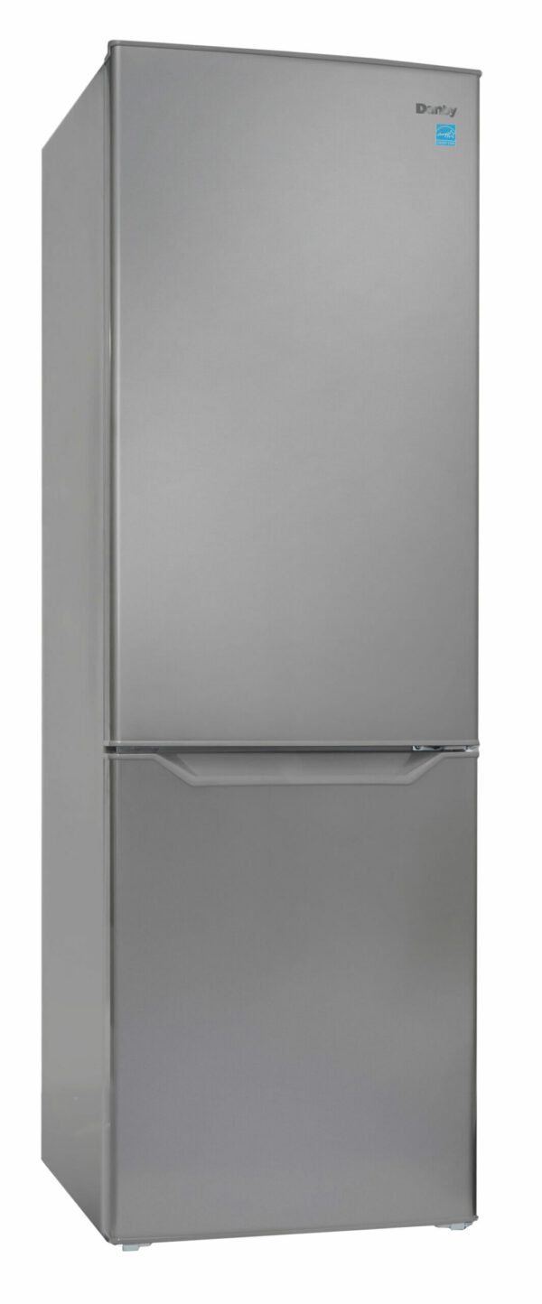 Danby - 23.69 Inch 10.3 cu. ft Bottom Mount Refrigerator in Stainless - DBMF100B1SLDB - Image 2