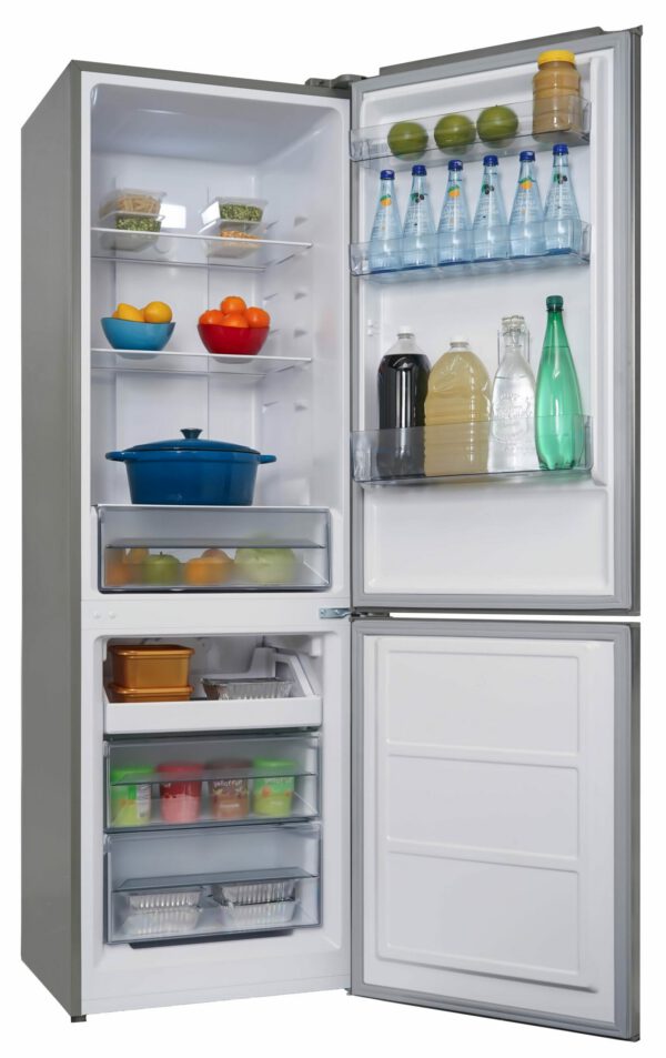 Danby - 23.69 Inch 10.3 cu. ft Bottom Mount Refrigerator in Stainless - DBMF100B1SLDB - Image 5