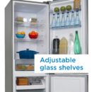 Danby - 23.69 Inch 10.3 cu. ft Bottom Mount Refrigerator in Stainless - DBMF100B1SLDB