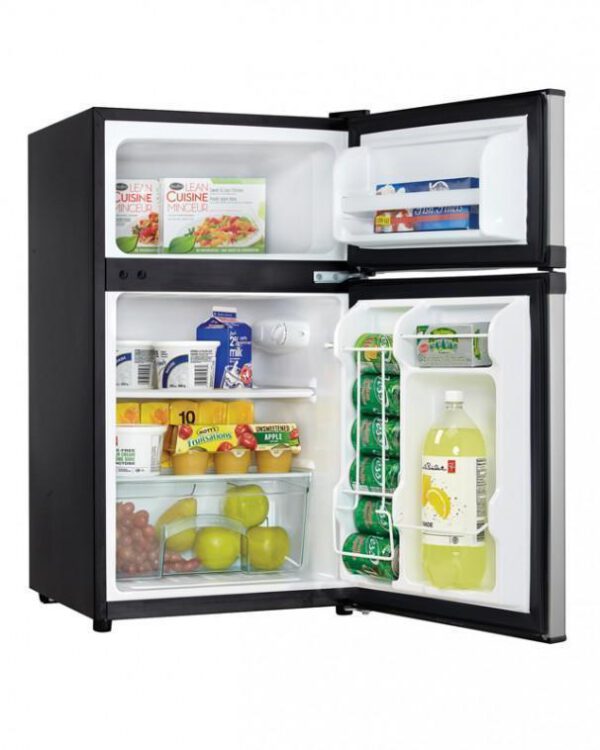 Danby - 18.6875 Inch 3.1 cu. ft Mini Fridge Refrigerator in Stainless - DCR031B1BSLDD - Image 2