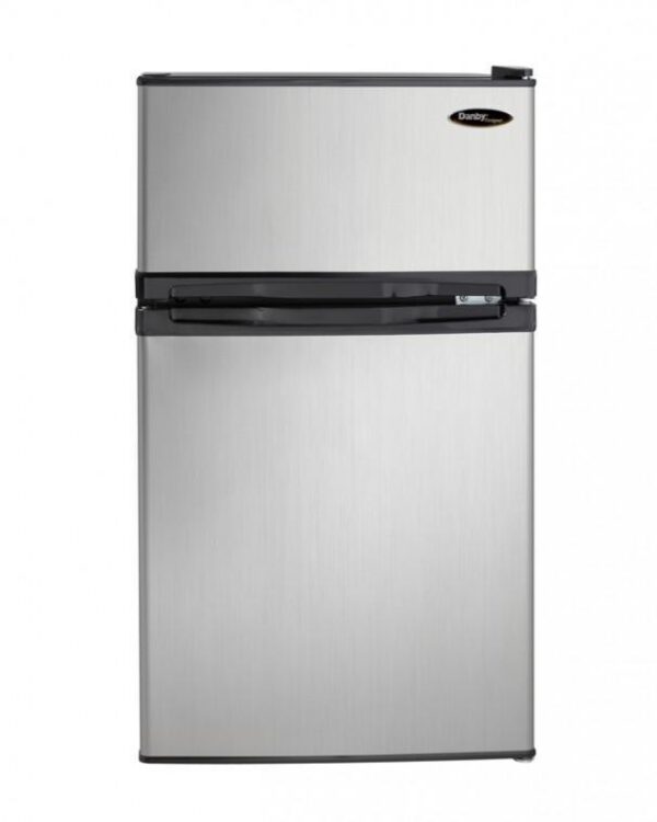 Danby - 18.6875 Inch 3.1 cu. ft Mini Fridge Refrigerator in Stainless - DCR031B1BSLDD - Image 3