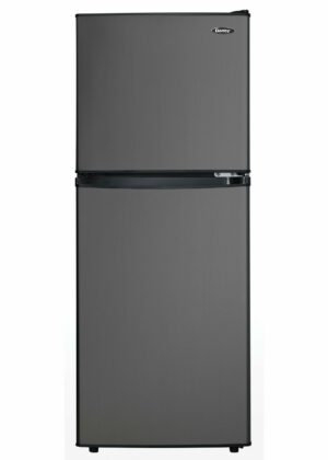 Danby - 19 Inch 4.7 cu. ft Top Mount Refrigerator in Black Stainless - DCR047A1BBSL