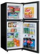 Danby - 19 Inch 4.7 cu. ft Top Mount Refrigerator in Black Stainless - DCR047A1BBSL