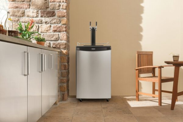 Danby - 20.59 Inch 5.4 cu. ft Single Tap Keg Cooler Refrigerator in Stainless - DKC054A1BSLDB - Image 4