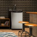 Danby - 20.59 Inch 5.4 cu. ft Single Tap Keg Cooler Refrigerator in Stainless - DKC054A1BSLDB