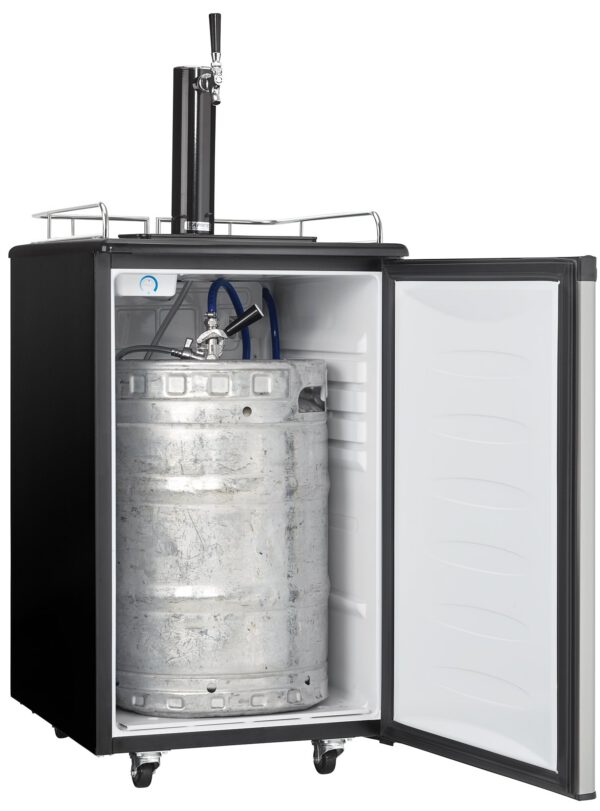 Danby - 20.59 Inch 5.4 cu. ft Single Tap Keg Cooler Refrigerator in Stainless - DKC054A1BSLDB - Image 7