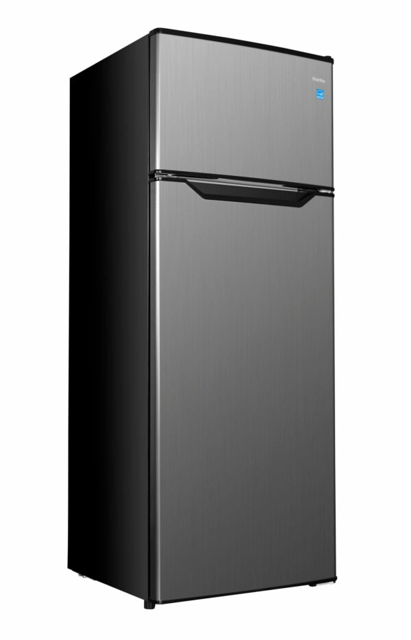 Danby - 21.44 Inch 7.4 cu. ft Top Mount Refrigerator in Stainless - DPF074B2BSLDB-6 - Image 2