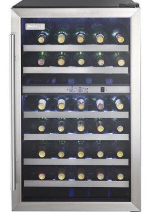 Danby - 19.4 Inch 4 cu. ft Wine Fridge Refrigerator in Stainless - DWC114BLSDD