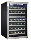 Danby - 19.4 Inch 4 cu. ft Wine Fridge Refrigerator in Stainless - DWC114BLSDD