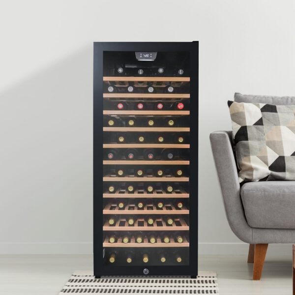 Danby - 21.6 Inch 94 Bottles cu. ft Wine Fridge Refrigerator in Black - DWC94L1B - Image 4