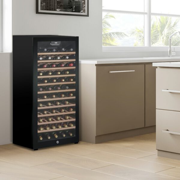 Danby - 21.6 Inch 94 Bottles cu. ft Wine Fridge Refrigerator in Black - DWC94L1B - Image 5