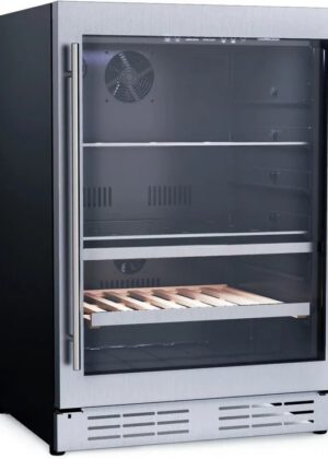 Elica - 23.4 Inch 4.8 cu. ft Beverage Centre Refrigerator in Stainless - EBS52SS1