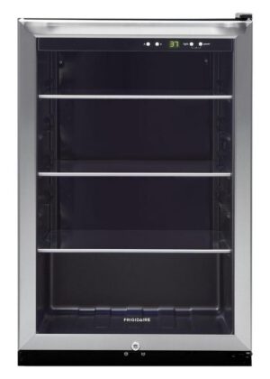 Frigidaire - 21.5 Inch 4.6 cu. ft Beverage Centre Refrigerator in Stainless - FFBC4622QS