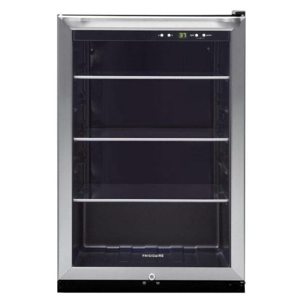 Frigidaire - 21.5 Inch 4.6 cu. ft Beverage Centre Refrigerator in Stainless - FFBC4622QS