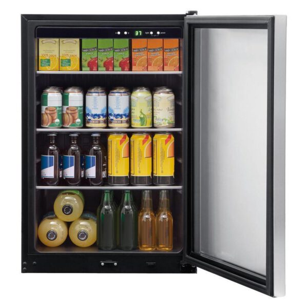 Frigidaire - 21.5 Inch 4.6 cu. ft Beverage Centre Refrigerator in Stainless - FFBC4622QS - Image 2