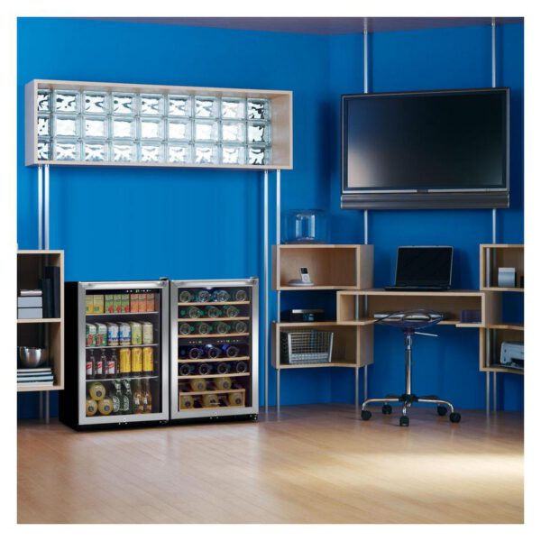 Frigidaire - 21.5 Inch 4.6 cu. ft Beverage Centre Refrigerator in Stainless - FFBC4622QS - Image 4