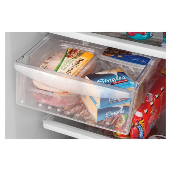 Frigidaire - 30 Inch 18 cu. ft Top Mount Refrigerator in White - FFHT1821TW - Image 5