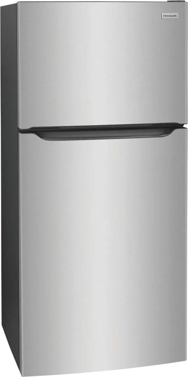 Frigidaire - 30 Inch 20 cu. ft Top Mount Refrigerator in Stainless - FFTR2045VS - Image 5