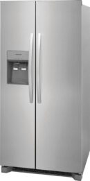 Frigidaire - 33.125 Inch 22.3 cu. ft Side by Side Refrigerator in Stainless - FRSS2323AS
