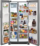 Frigidaire - 33.125 Inch 22.3 cu. ft Side by Side Refrigerator in Stainless - FRSS2323AS