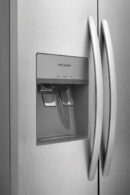 Frigidaire - 33.125 Inch 22.3 cu. ft Side by Side Refrigerator in Stainless - FRSS2323AS