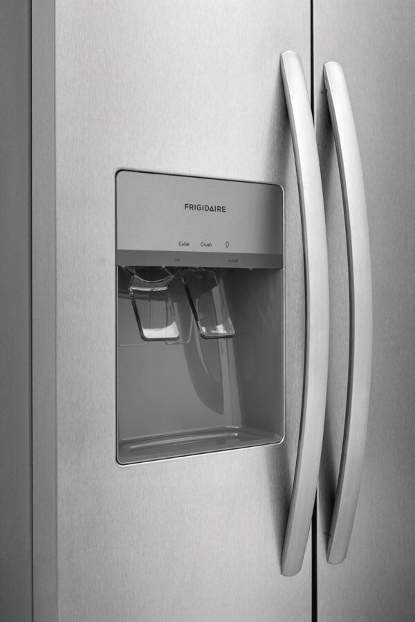 Frigidaire - 33.125 Inch 22.3 cu. ft Side by Side Refrigerator in Stainless - FRSS2323AS - Image 5
