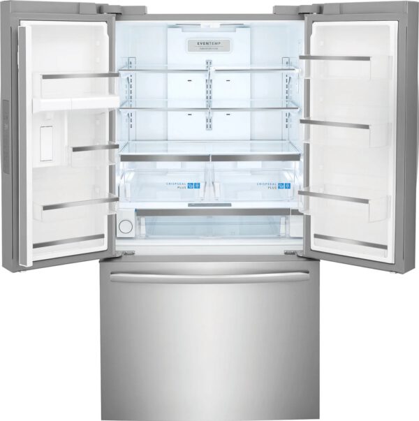 Frigidaire Gallery - 36 Inch 28.8 cu. ft French Door Refrigerator in Stainless - GRFN2853AF - Image 3