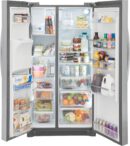 Frigidaire Gallery - 36.2 Inch 22.3 cu. ft Side by Side Refrigerator in Stainless - GRSC2352AF