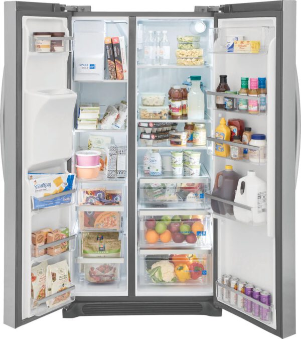 Frigidaire Gallery - 36.2 Inch 22.3 cu. ft Side by Side Refrigerator in Stainless - GRSC2352AF - Image 2
