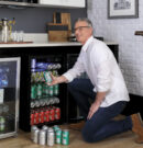 Haier - 20.5 Inch  150-can Capacity Beverage Centre Refrigerator in Stainless - HEBF100BXS