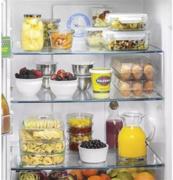 Haier - 27.6 Inch 15 cu. ft Bottom Mount Refrigerator in Stainless - HRB15N3BGS - Image 3