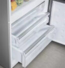 Haier - 27.6 Inch 15 cu. ft Bottom Mount Refrigerator in Stainless - HRB15N3BGS