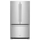 KitchenAid - 35.75 Inch 20 cu. ft French Door Refrigerator in Stainless - KRFC300ESS