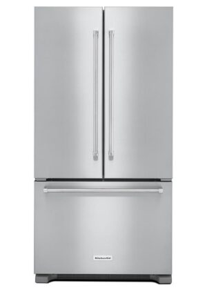 KitchenAid - 35.75 Inch 21.94 cu. ft French Door Refrigerator in Stainless - KRFC302ESS