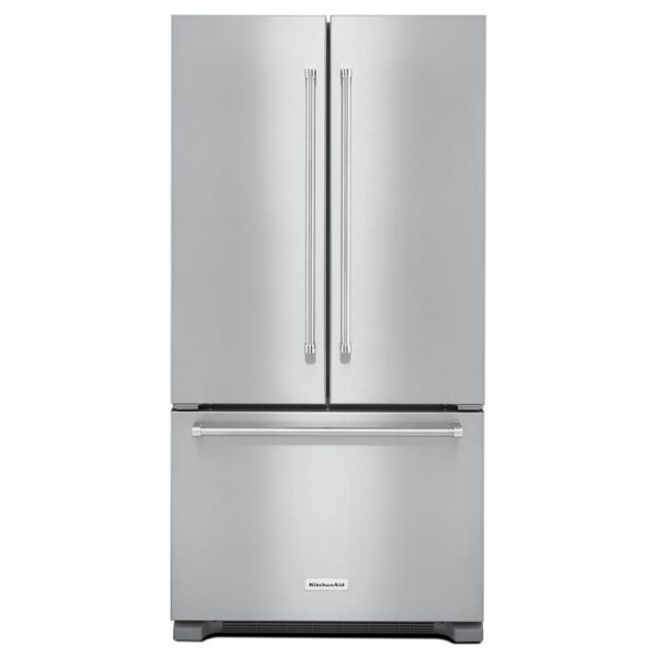 KitchenAid - 35.75 Inch 21.94 cu. ft French Door Refrigerator in Stainless - KRFC302ESS