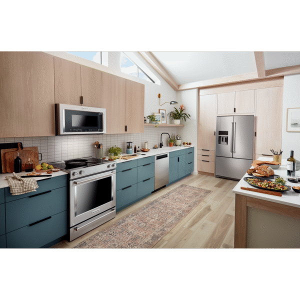 KitchenAid - 35.94 Inch 27 cu. ft French Door Refrigerator in Stainless - KRFF577KPS - Image 8