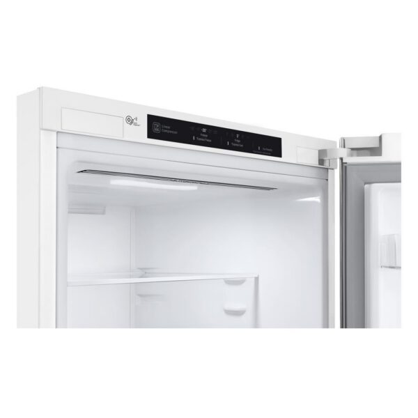 LG - 23.5 Inch 11.9 cu. ft Bottom Mount Refrigerator in White - LBNC12231W - Image 6