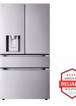 LG - 35.75 Inch 28.6 cu. ft French Door Refrigerator in Stainless - LF29S8330S