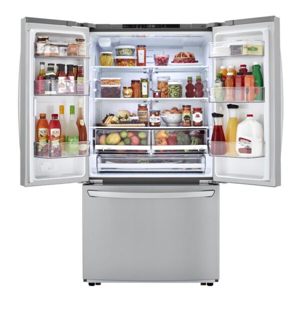 LG - 35.8 Inch 22.8 cu. ft French Door Refrigerator in Stainless - LFCC22426S - Image 6