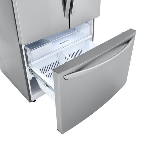 LG - 35.8 Inch 22.8 cu. ft French Door Refrigerator in Stainless - LFCC22426S - Image 8