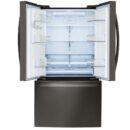 LG - 35.8 Inch 22.1 cu. ft French Door Refrigerator in Black Stainless - LFXC22526D