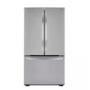 LG - 35.75 Inch 23 cu. ft French Door Refrigerator in Stainless - LRFCC23D6S